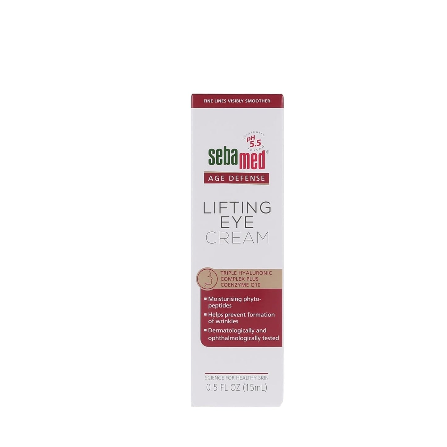 Sebamed Anti Aging Q10 Lifting Age Defense Eye Cream 15 mL pH 5.5 for Sensitive Skin Reduces the Appearance of Wrinkles Made in Germany