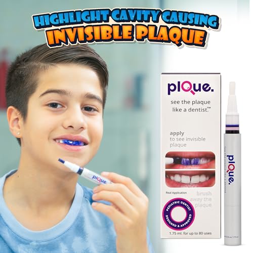 Say no to Tooth Decay. Highlights The Invisible Cavity Causing Plaque for More Effective Brushing. Designed by a Pediatric Dentist. No More Messy Tablets or Unpleasant Taste.