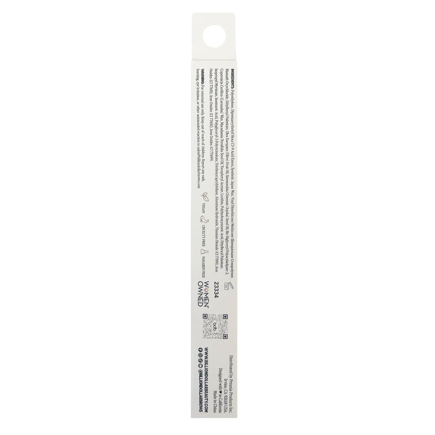 bdb Universal Eyebrow Pencil - Precision Tip & Spoolie, Waterproof, Define Shape & Fill Brows, 3-Pack