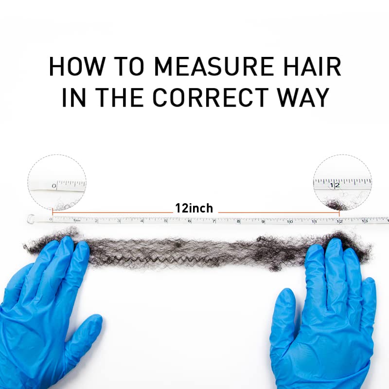 FAMILOCS Afro Kinky Bulk Human Hair for Draedlock Extensions, Repair Locs, Twists and Braids (12 Inch 30g/1oz, Natural black #1B)
