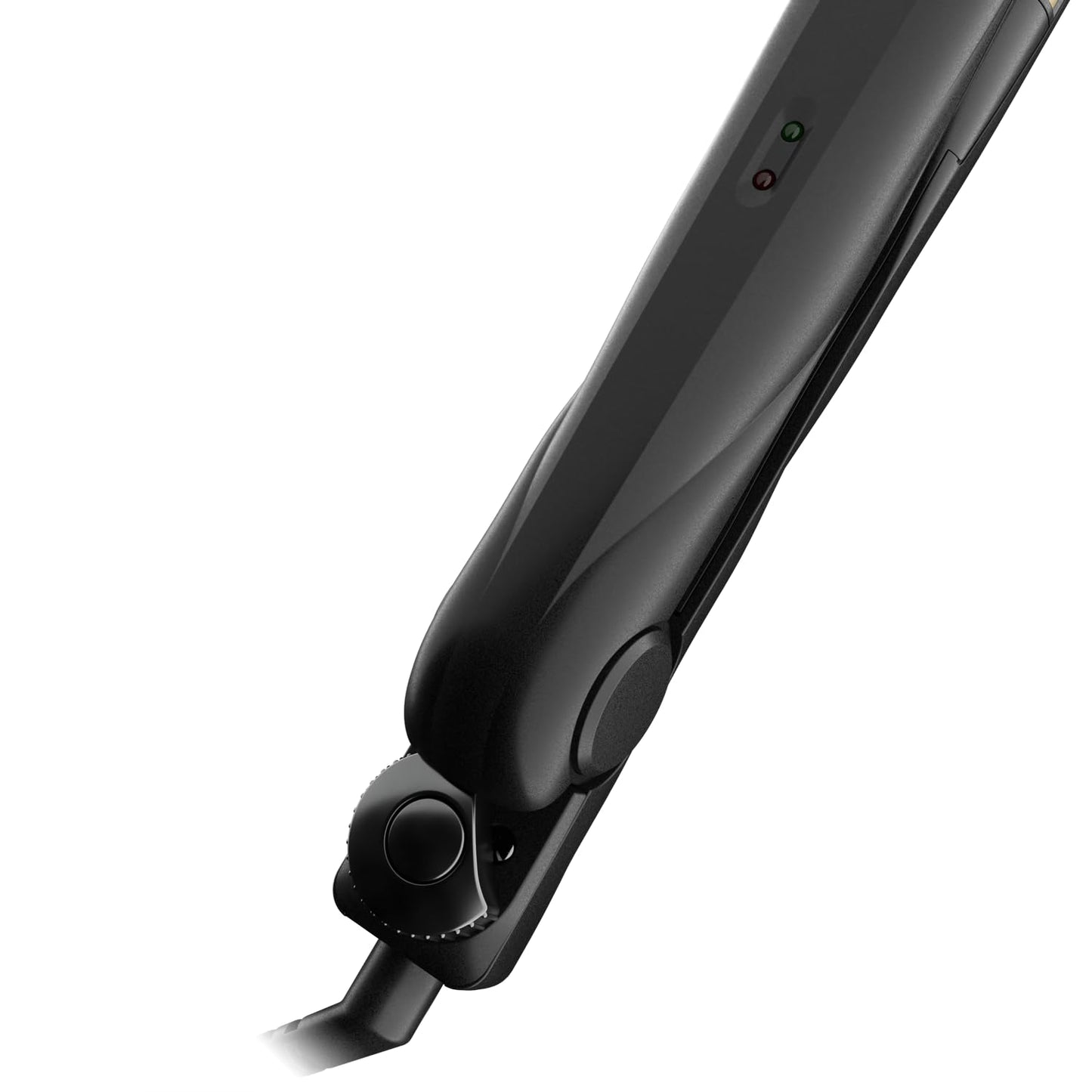 Andis 67695 Professional Curved Edge, 1-inch 450ºF High Heat Tourmaline Nano-Ceramic Hair Flat Iron with Dual Voltage and Auto Shut-Off - Frizz-Free Ceramic Hair Straightener - Black/Gold