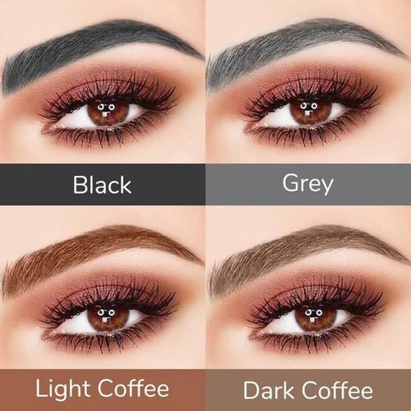 2024 Upgraded Microblading Eyebrow Pencil, 4 Tip Eye Brow Pen Magic Eyebrow Tattoo Pencil, 3D Microblading Eyebrow Pencil Eye Brow Pencils Contouring Pen for Women (A-4Pcs)