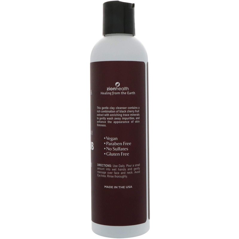 Adama Facescrub Black Cherry Zion Health 8 fl oz Liquid