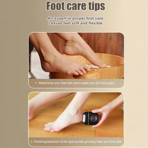 Toilishop Foot Grinder, 2024 New USB Rechargeable Foot Repair and Grinding Device, Electric Callus Foot Grinder, Toili Shop Foot Grinder (Blue)