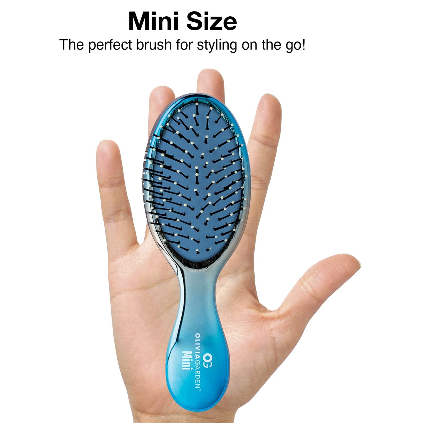 Olivia Garden OG Detangler Brush - Scalp-Massaging, Easy-Clean Design for All Hair Types