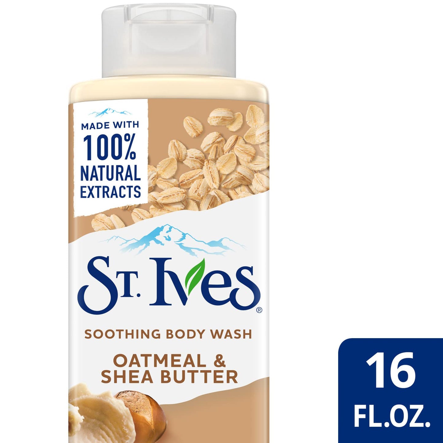 St. Ives Oatmeal and Shea Butter Moisturizing Body Wash 13.50 oz (Pack of 3)