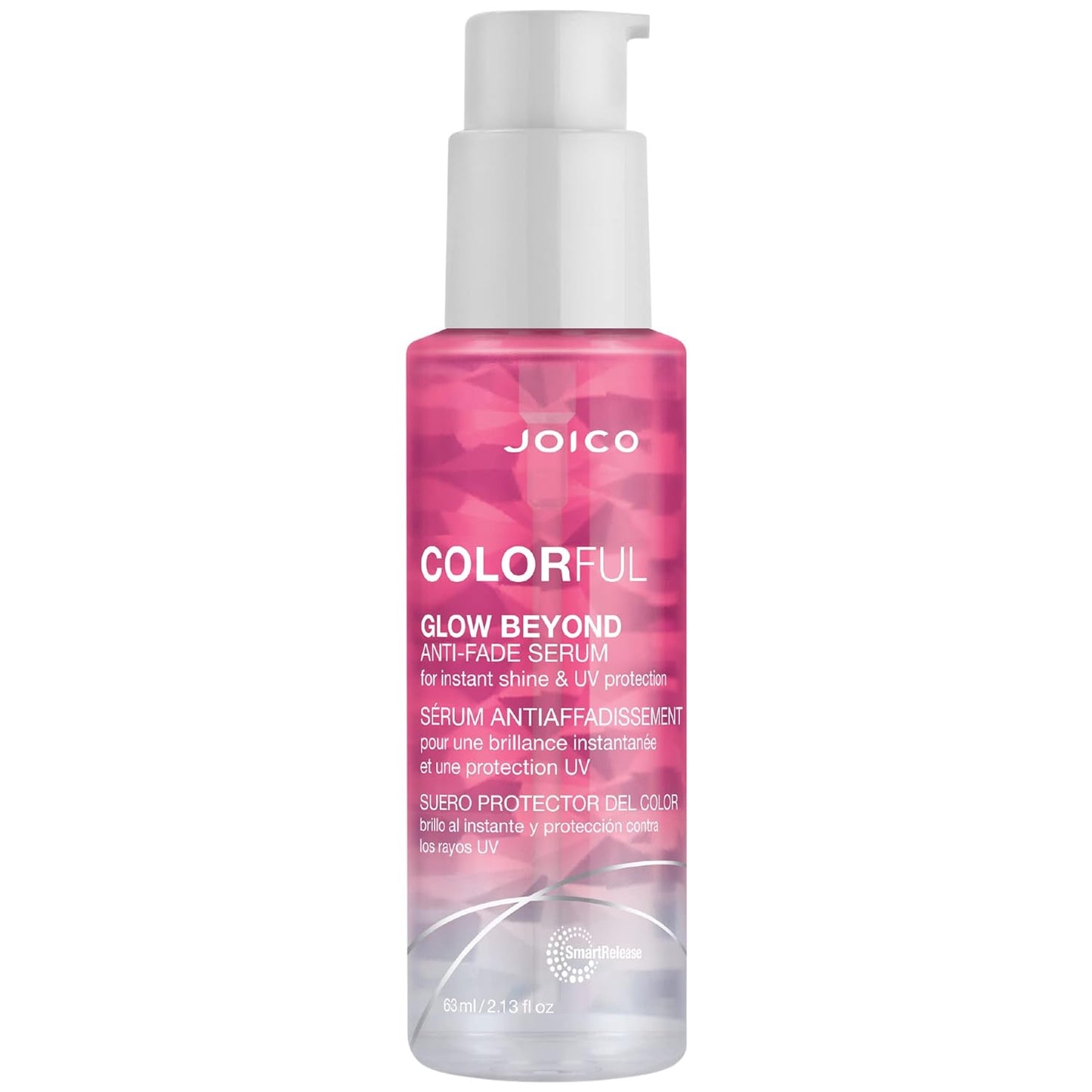 Joico Colorful Glow Beyond Anti-Fade Serum | For Color-Treated Hair | Preserve Hair Color | Prevent Fading | Boost Vibrancy & Softness | With Camellia Oil & Pomegranate Fruit Extract | 2.13 Fl Oz