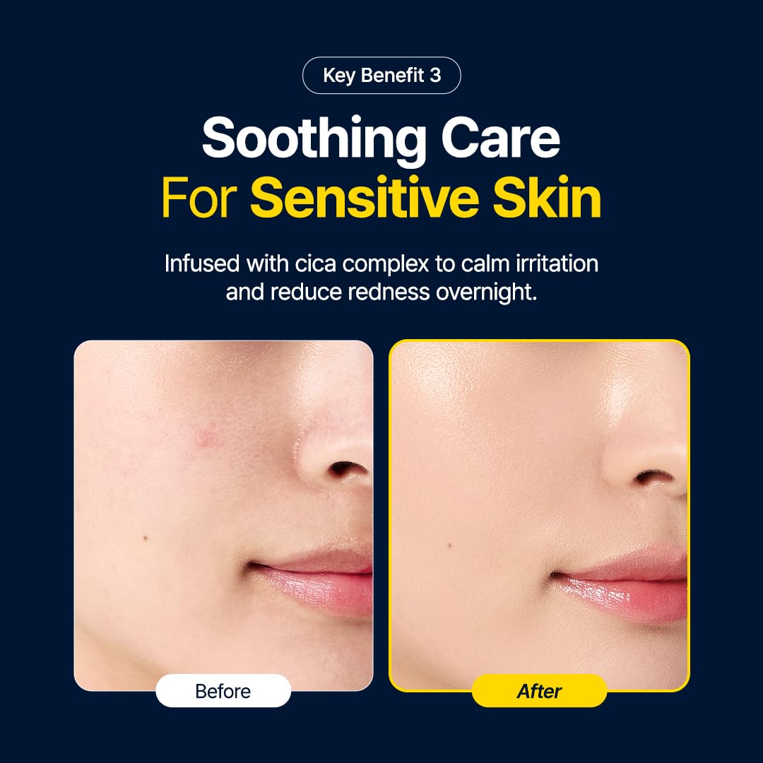 PURITO Luminous Ceramide Sleeping Pack | Overnight Recovery Cream with Five Ceramides for Dry & Sensitive Skin | Ceramide, Hydration Lock | Vegan & Cruelty-Free, Korean Skincare, 100mL / 3.38 fl.oz