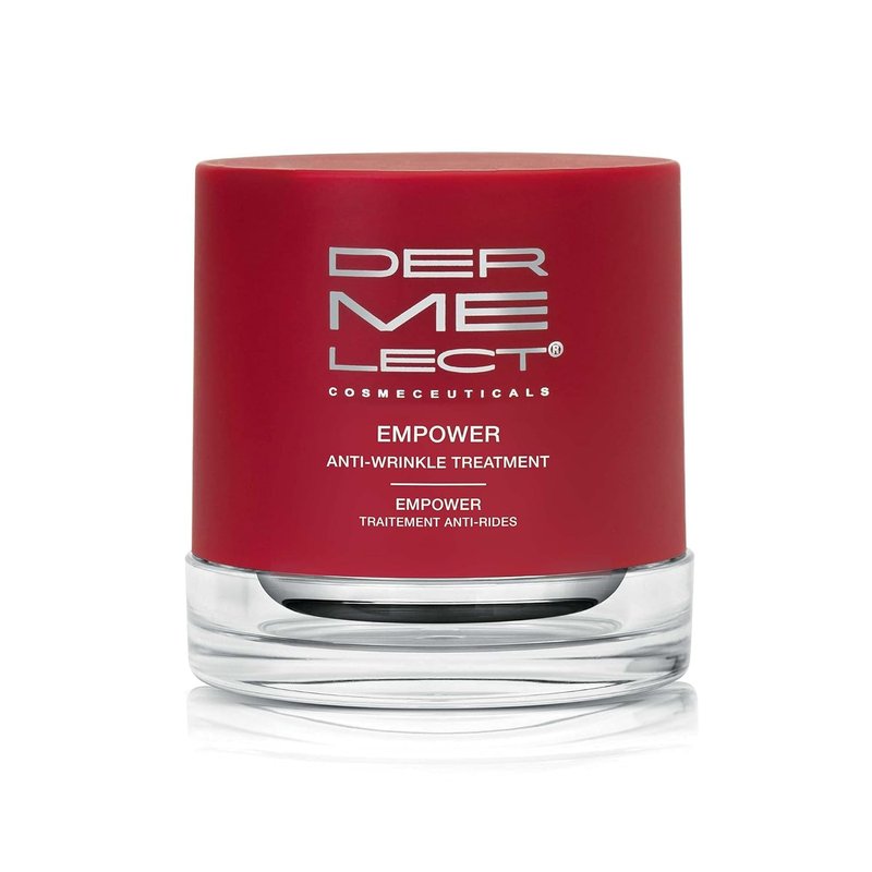 Dermelect Empower Anti-Wrinkle Treatment for Face - Anti Aging Cream with Peptides, Collagen, Ceramides Retinol, Hydrating Smoothing for Fine Lines Wrinkles Dryness Elasticity 1 oz