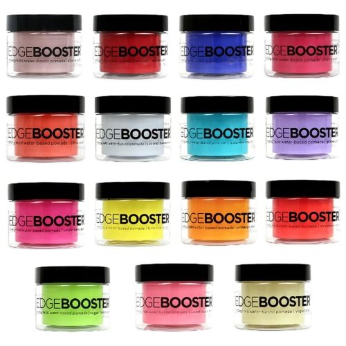 Style Factor Edge Booster Strong Hold Water-Based Pomade 3.38oz - Blueberry Scent