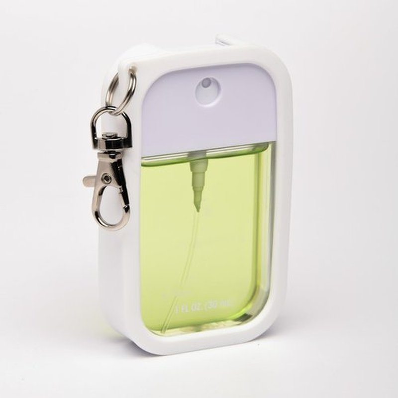 Paradise Curated Silicone Case Compatible with Touchland Hand Sanitizer Spray, Power Mist and Glow Mist 1 fl oz - Snow White