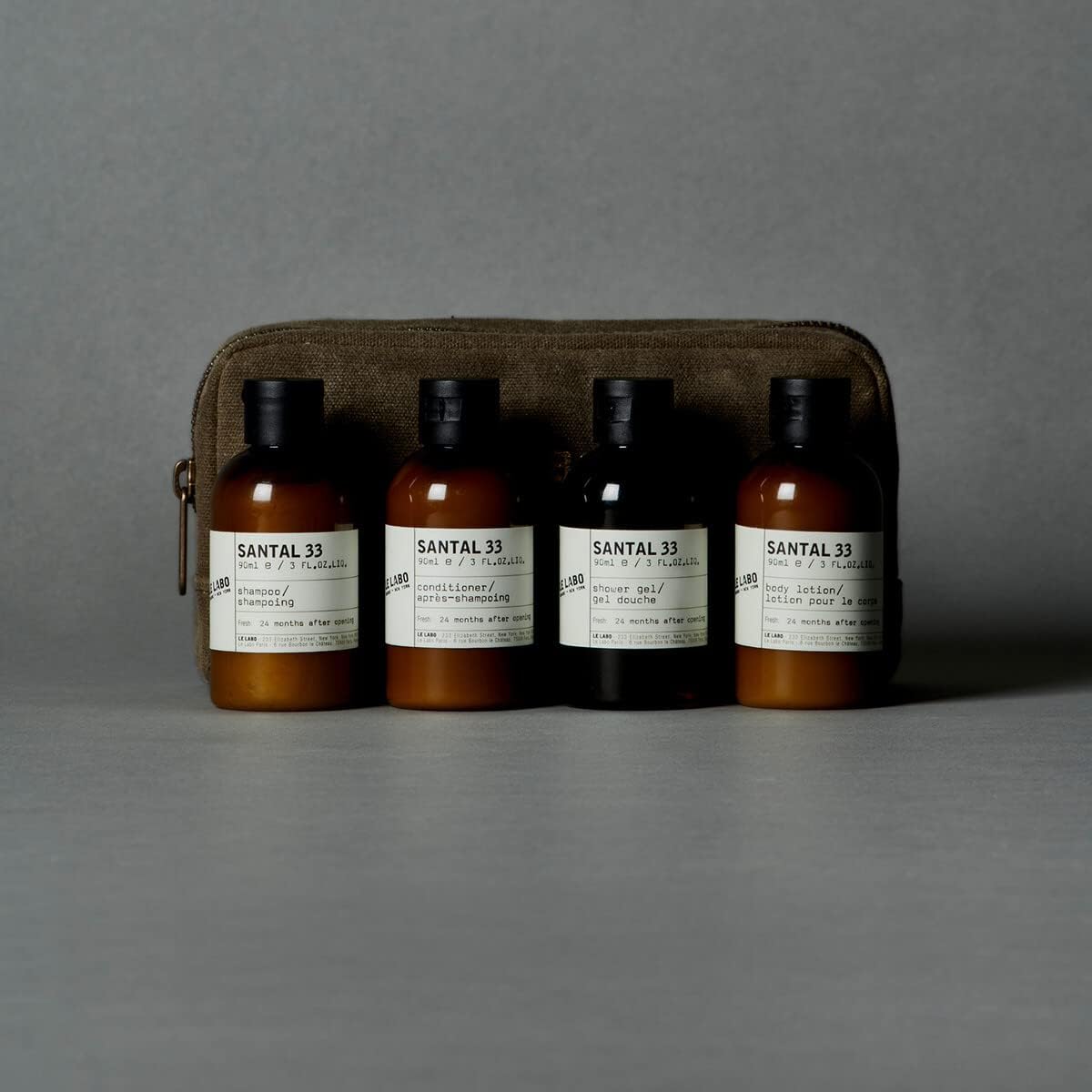 Le Labo Santal 33 Body & Hair Travel Set 4 x 90ml/3.0 fl oz Each