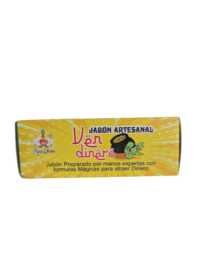 VEN DINERO Jabon Artesanal/Handmade Prepared by expert hands with magical formulas to attract money, boost businesses, draw fortune, and remove negative energies Made by Spiritual Guides.