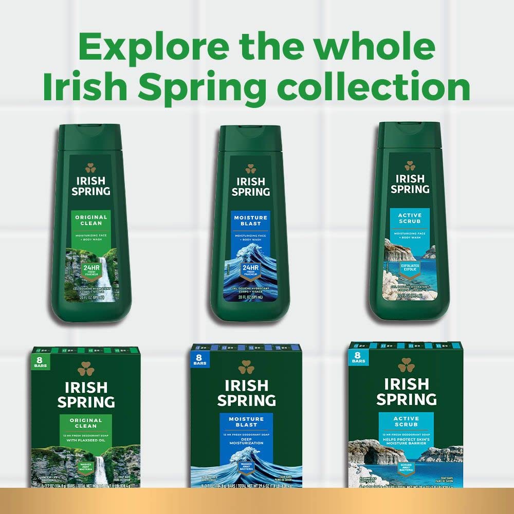 Irish Spring Body Wash - Mountain Chill Scent | Refreshing Clean & Invigorating Fragrance
