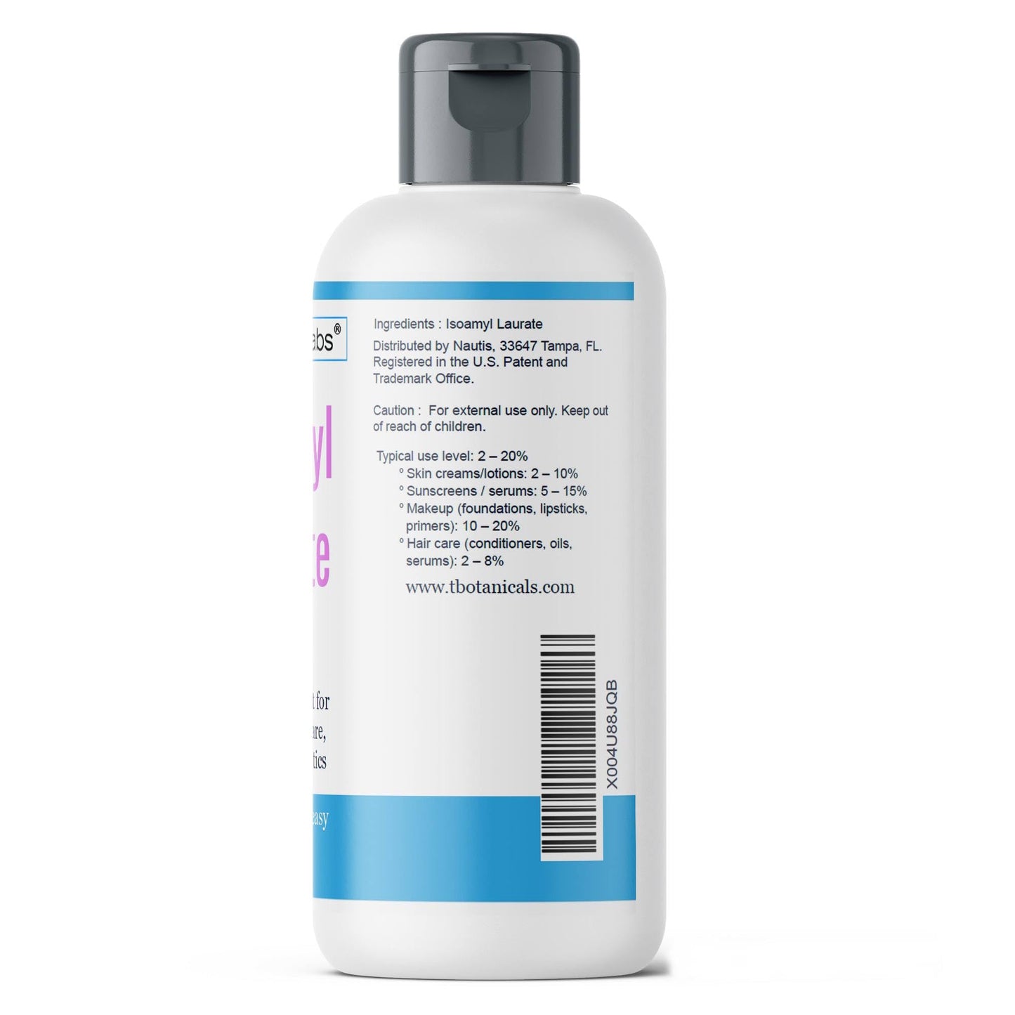 Isoamyl Laurate Cosmetic Grade Emollient DIY Emulsion Make your Own Skin Serum Cream Lotion Hair Mask CAS 6309-51-10