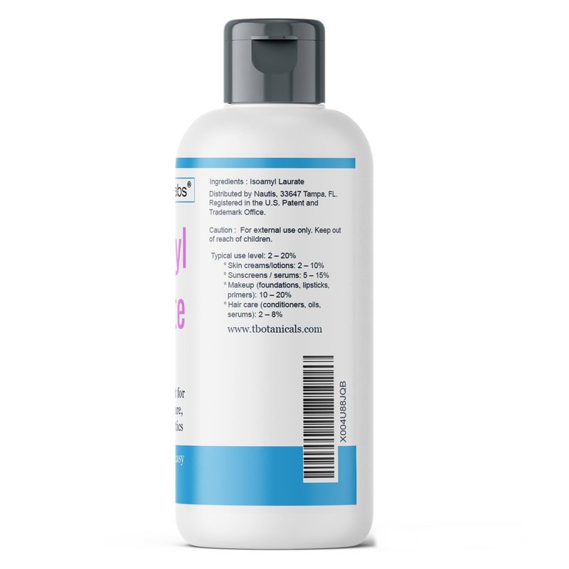 Isoamyl Laurate Cosmetic Grade Emollient DIY Emulsion Make your Own Skin Serum Cream Lotion Hair Mask CAS 6309-51-10