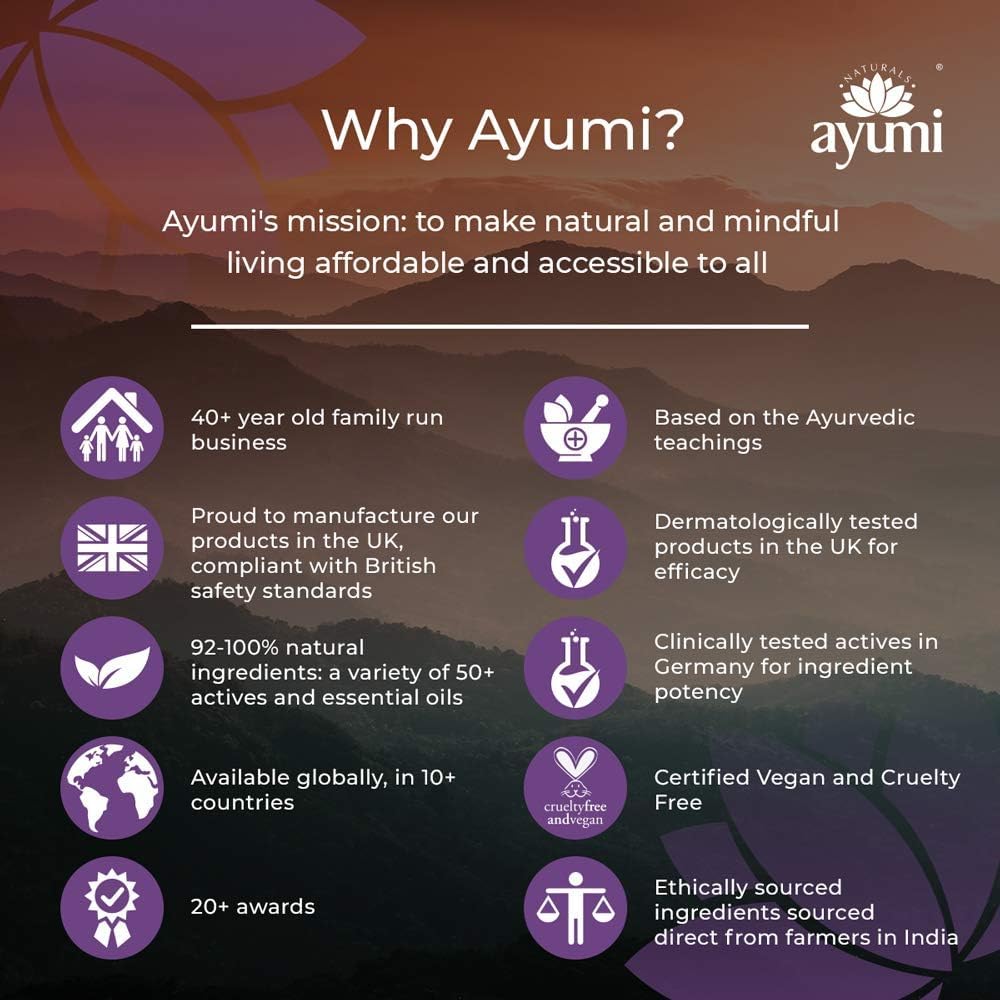 Ayumi Turmeric Body Scrub | Exfoliating Scrub with Papaya Extract | Brightening Scrub for Dull Skin | Hydrating Cleanser with Argan Oil | Body Scrub for Women & Mens Skincare Rituals | 6.77 Fl oz