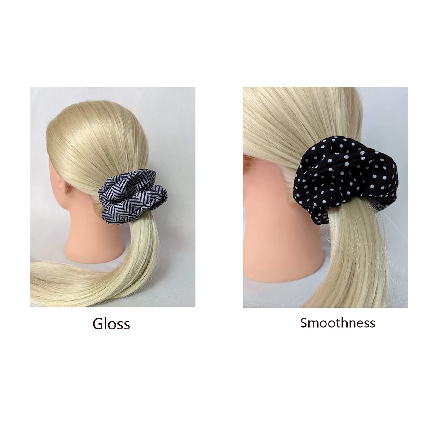 Hairlink 26-28'' Mannequin Head Synthetic Fiber Hair Styling Training Head Dolls for Cosmetology Manikin Maniquins Practice Head with Stand (6611W61320)