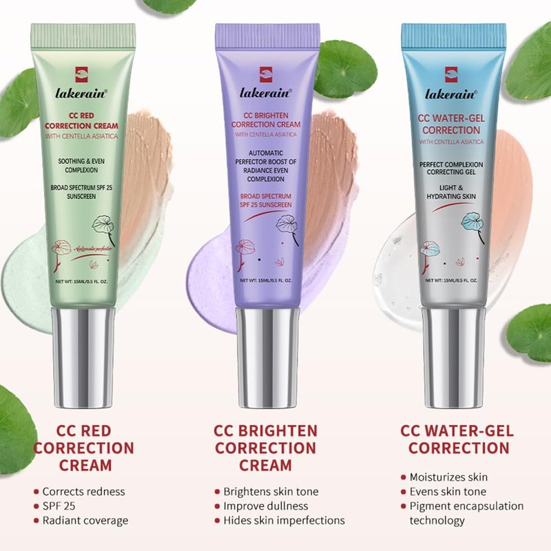 Color Correcting CC Cream with Centella Asiatica (Blue, 03)