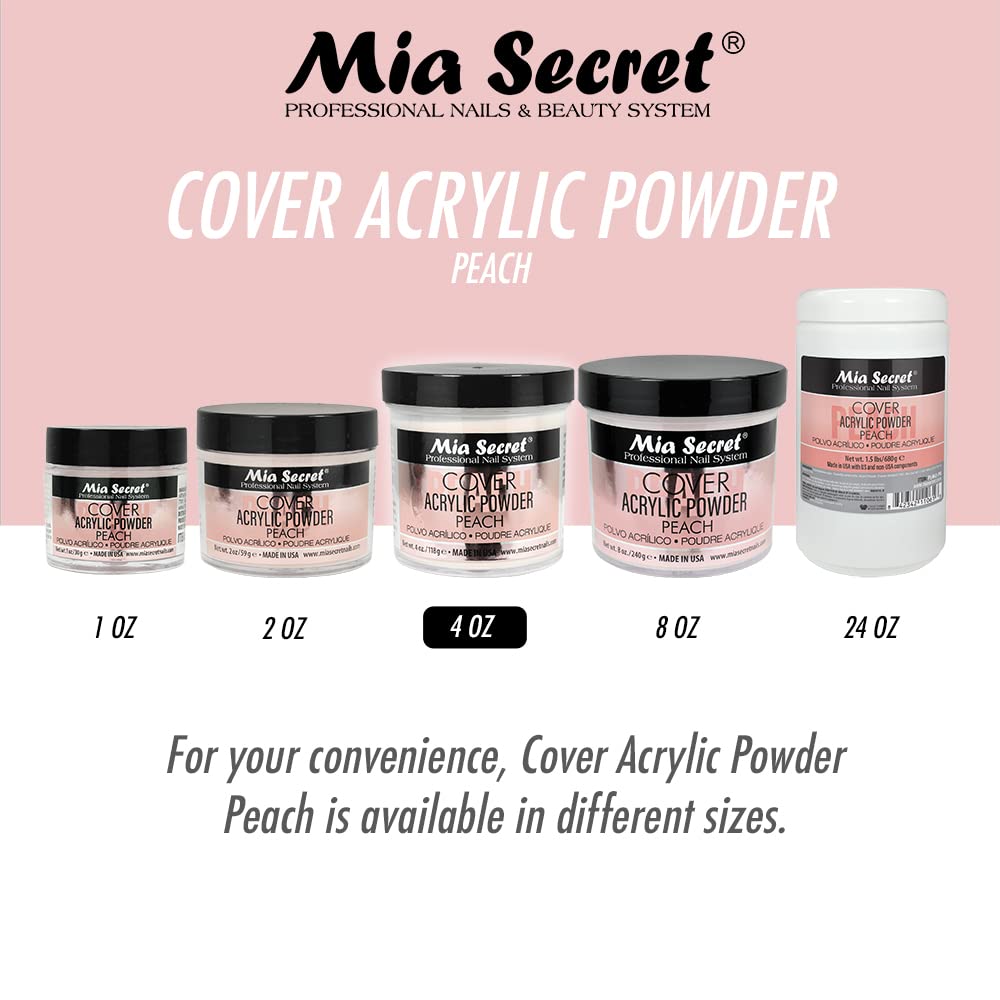 Mia Secret Acrylic Powder Cover Peach 4 oz.