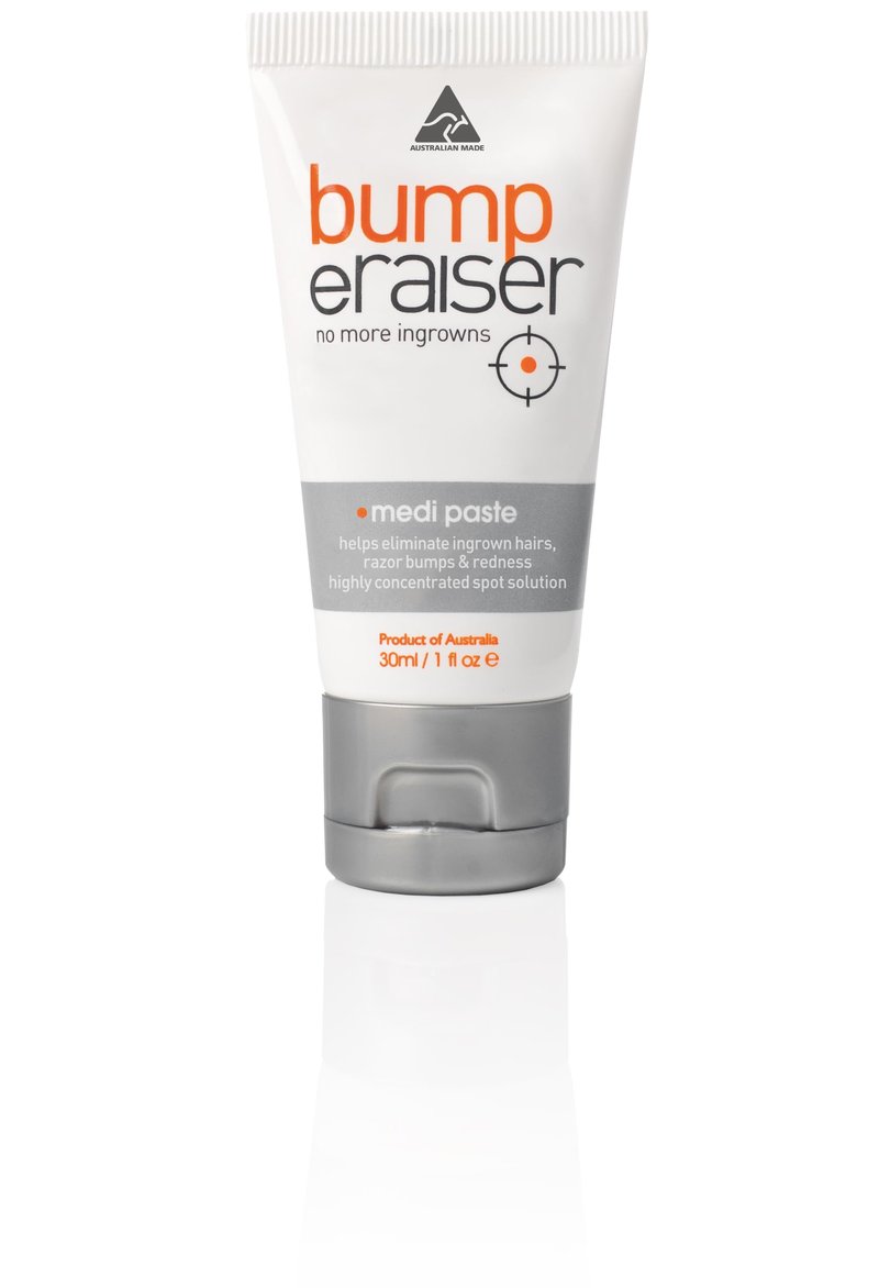 Bump eRaiser Medi Paste 1.0 fl oz — Tea Tree & Vitamin A Overnight Spot Care for Ingrown Hairs & Razor Bumps on Bikini Line, Legs, Beard & Underarms | Vegan | Made in Australia