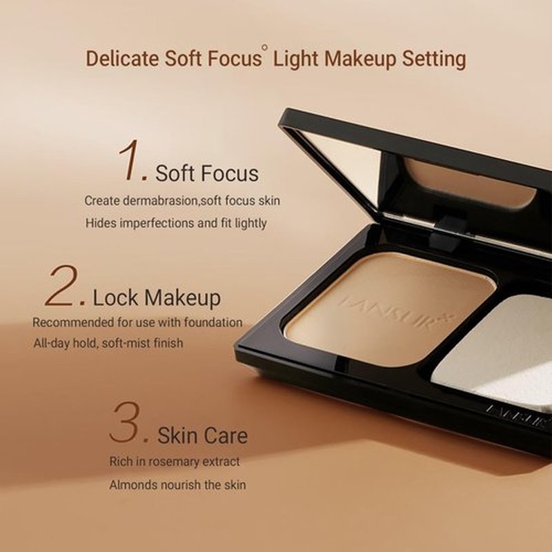 Face Powder-Matte Pressed Powder, Lightweight, Blurs Imperfections and Pores, Longwear Sets Makeup, Suitable for Use on The Go (02 NATURAL, 0.42oz)