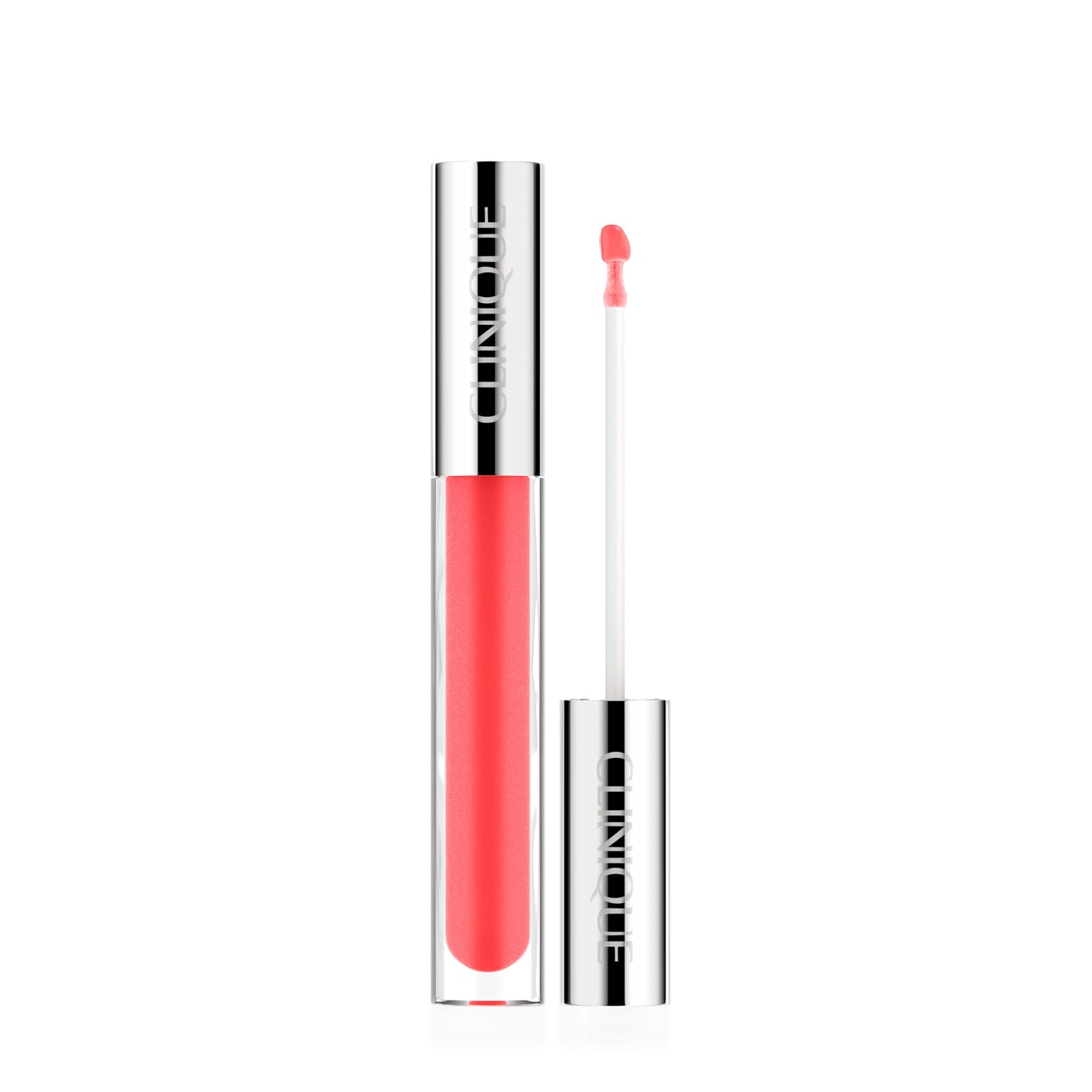 Clinique Pop Plush Creamy Lip Gloss With Hyaluronic Acid + Blend of Aloe Butter, Avocado Butter + Shea Butter | Hydrating + High Shine, Rosewater Pop, 0.11 Fl Oz