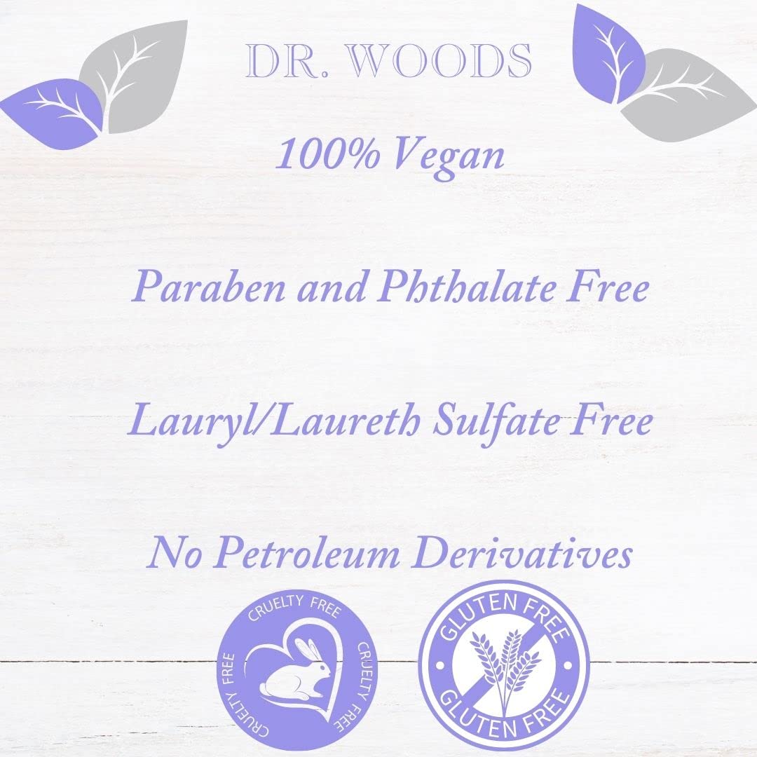 Dr. Woods African Black Castile Soap - Moisturizing Liquid, 32oz (2-Pack)
