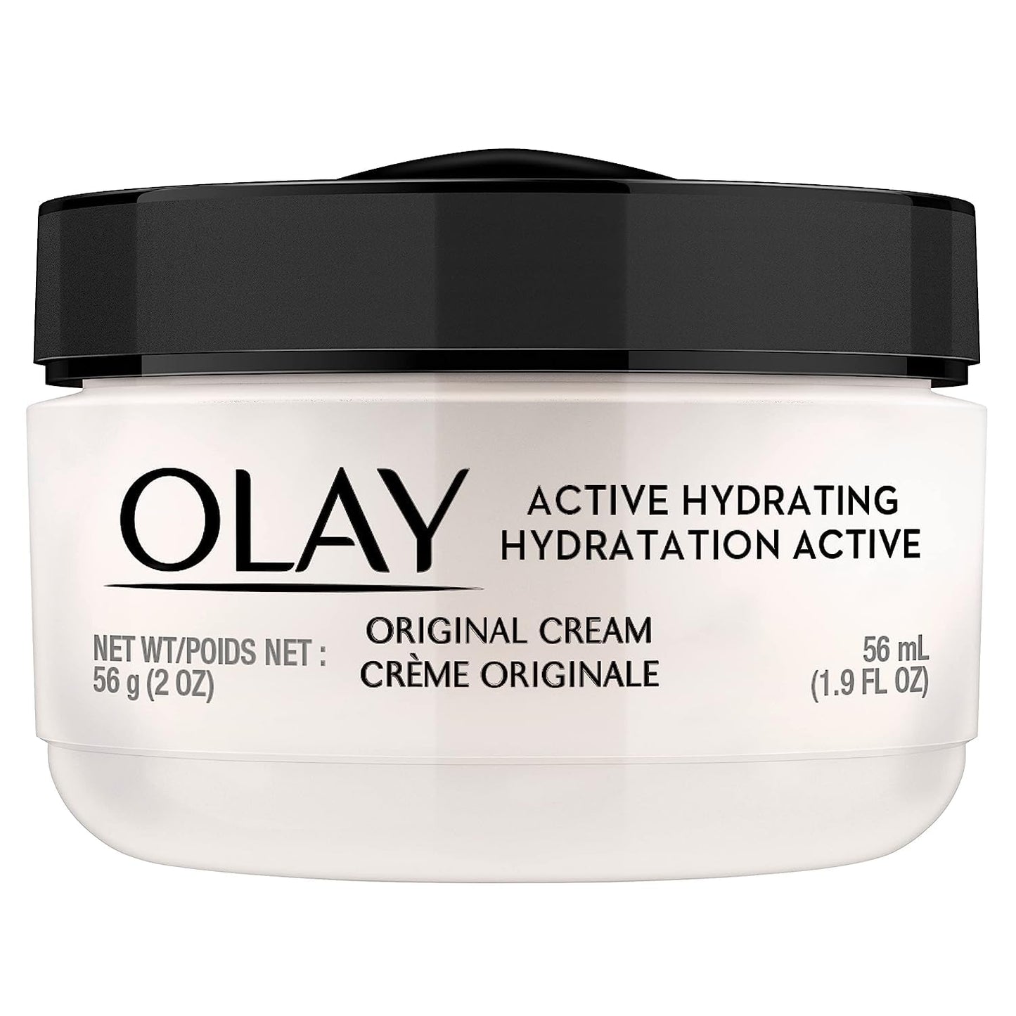 Olay Active Hydrating Cream Face Moisturizer, 2 Oz, Pack of 3