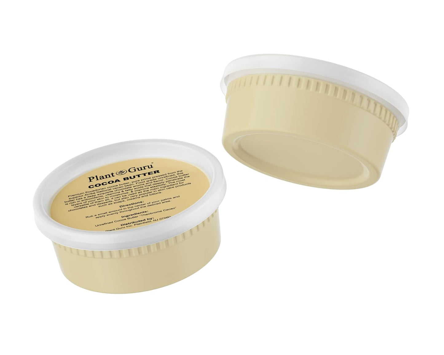 Raw Cocoa Butter 14.5 oz. 100% Pure Natural Unrefined FOOD GRADE Arriba Nacional Cacao Bean, Great For Chocolate Making, Soap, Lip Balm and Moisturizer For DIY Body Butters