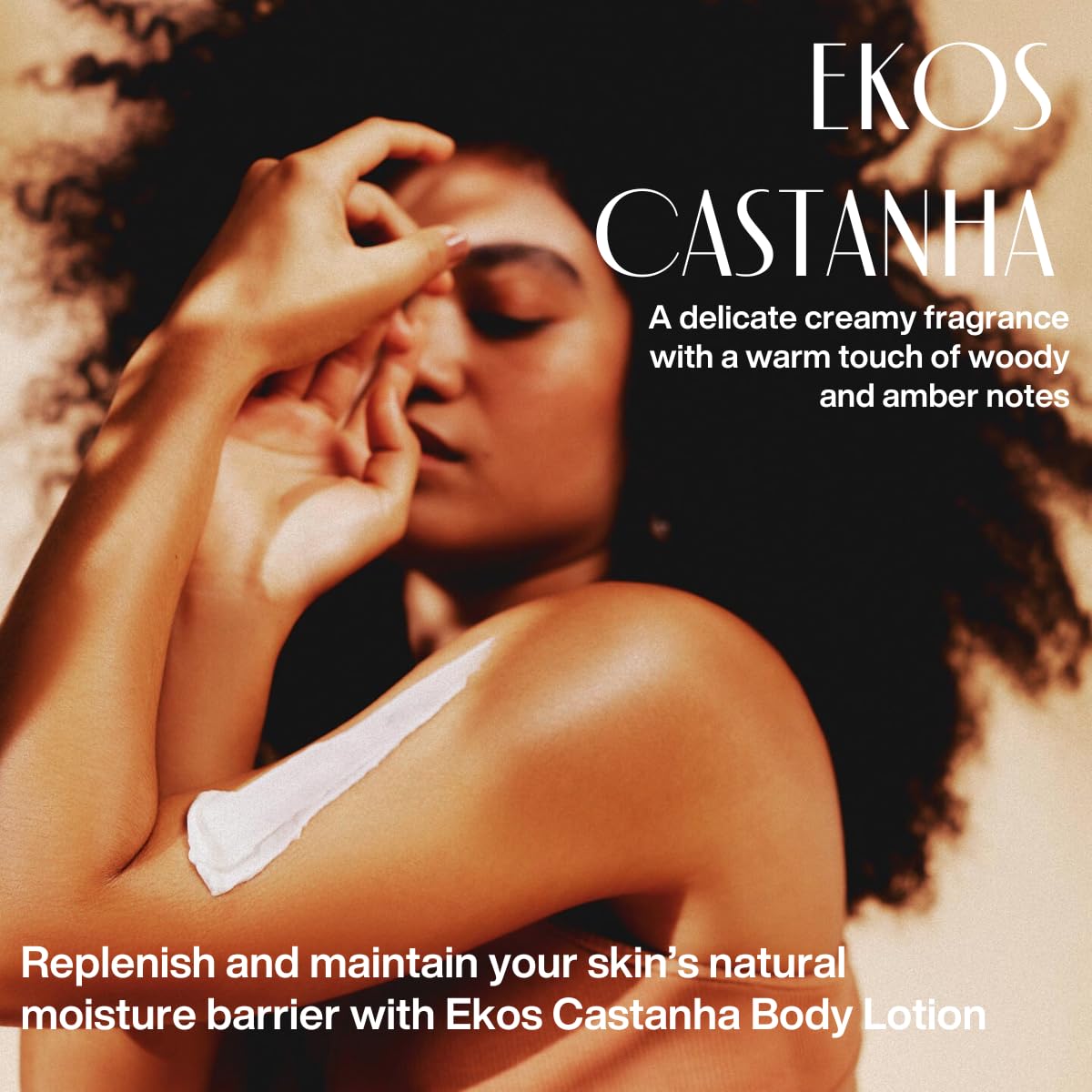 natura - Ekos Castanha (Brazil Nut) Renourishing Body Lotion - Anti-Dryness - Deep Skin Hydration Moisturizer - Vegan Skin Care - Brazilian Beauty Secrets - Self Care & Body Care - 13.5 fl oz (400ml)