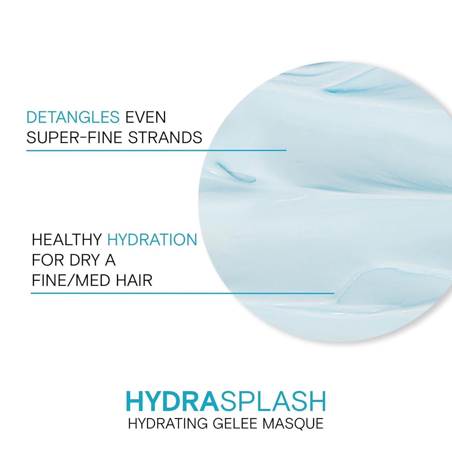 Joico HydraSplash Hydrating Gelée Masque | For Fine, Medium, Dry Hair | Replenish Hydration | Boost Shine | With Sea Kelp & Coconut Water