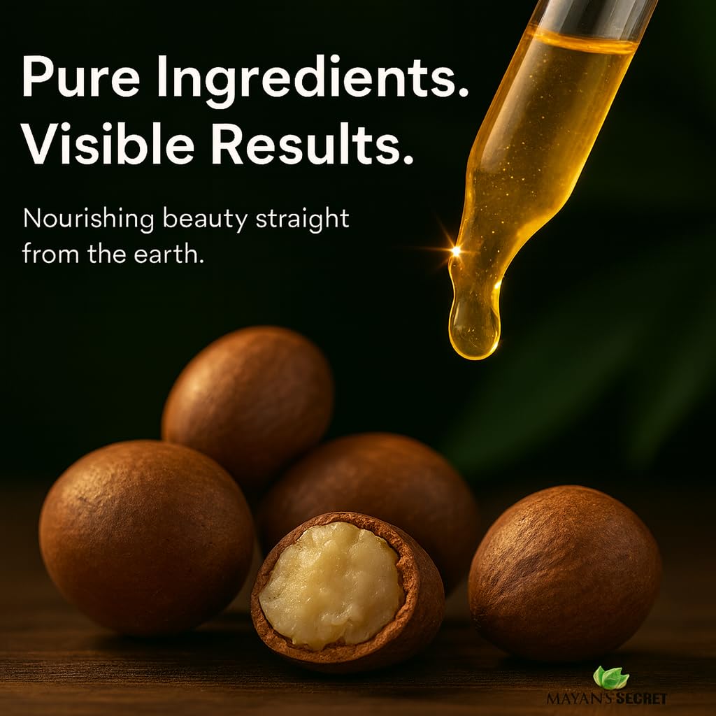 Mayan's Secret Shea Nut Oil USDA Certified Organic Natual Undiluted Cold Pressed for Skin Hair Lips and Nails