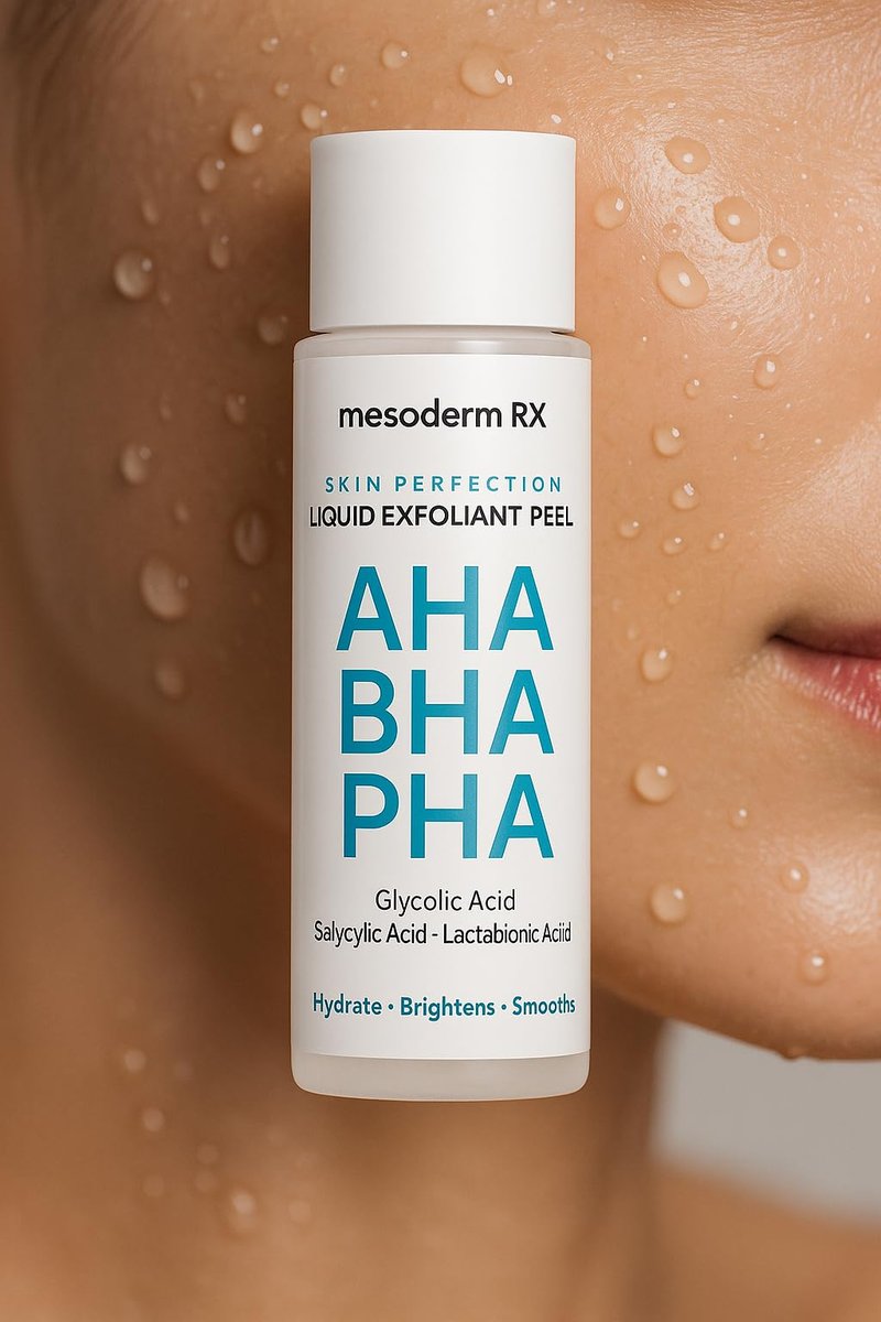 Mesoderm RX AHA BHA PHA Liquid Exfoliant, 100ml