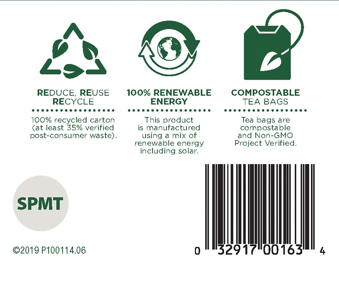Traditional Medicinals Tea, Organic Spearmint, Supports Everyday Wellness, Healthy & Refreshing, 16 Tea Bags
