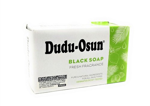 Spicy World Dudu-Osun Authentic African Black Soap (Pack of 24)