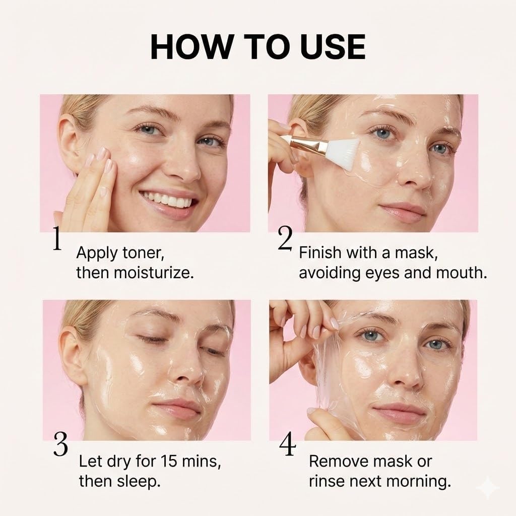 ELT Collagen Peel Off Wrapping Facial Mask Pack (4.04 fl.oz) with Silicone Brush - Korean Face Peel Mask - Hydrating & Firming Facial Mask with 5 Types of Collagen, 8 Peptides (2 count (Pack of 2))