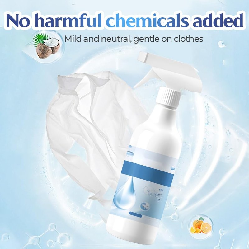 Clothing Emulsifier, 2026 Upgraded Laundry Emulsifier, Multi Purpose Fabric Cleaner for Home Use, Easy Laundry Spray for Kitchen, Professional Stain Remover for Families (1)
