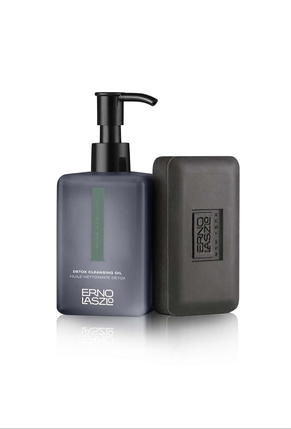 Erno Laszlo Sea Mud Deep Cleansing Bar for Skincare, Charcoal Cleansing Face Bar Purifies, Unclogs Pores, Absorbs Excess Oil, 1.7 Oz, Black