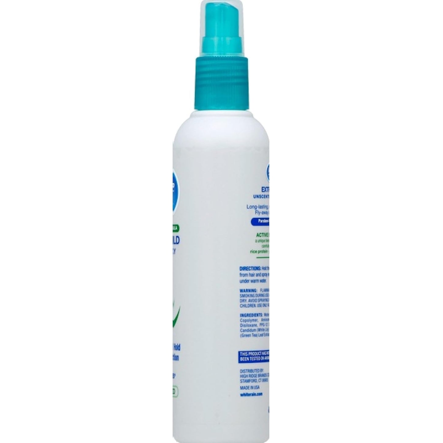 White Rain Hairspray Extra Hold Unscented, 7 oz (Pack of 8), Aerosol Hairspray for Women & Men, Humidity Resistant, Fragrance-Free, Non-Sticky, Finishing Hair Spray Extra Hold for All Hair Types