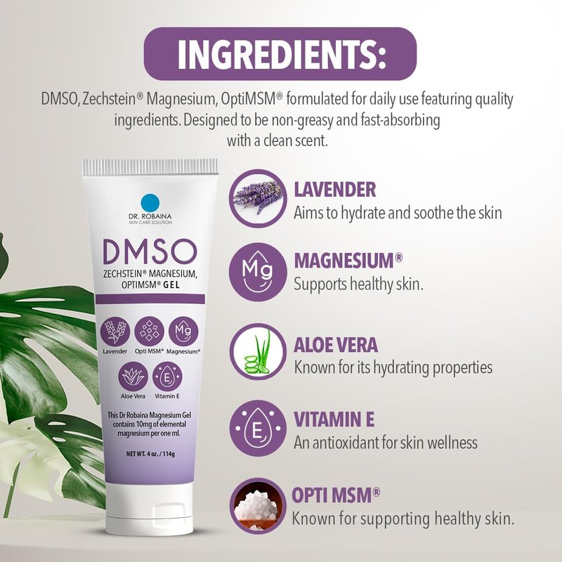DMSO Lavender Gel - Natural Pain Relief & Skin Soothing | 4 oz