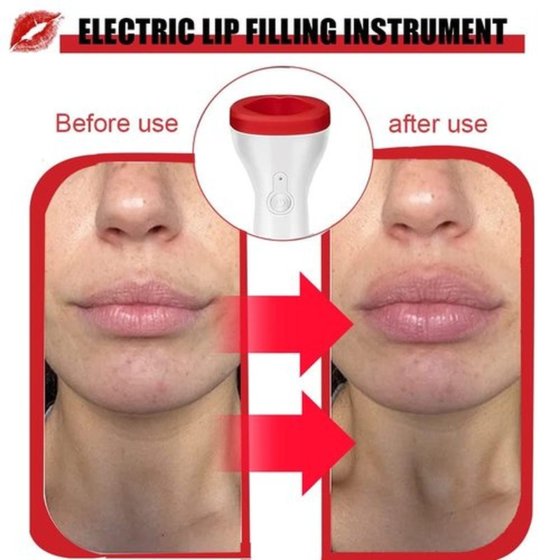 GVXOX Lip Plumper Device,2023 New Lip Sucker Plumper Tool Women's Electric Lip Plumper, Lip Plumper USB Rechargeable (Color : 2pcs)
