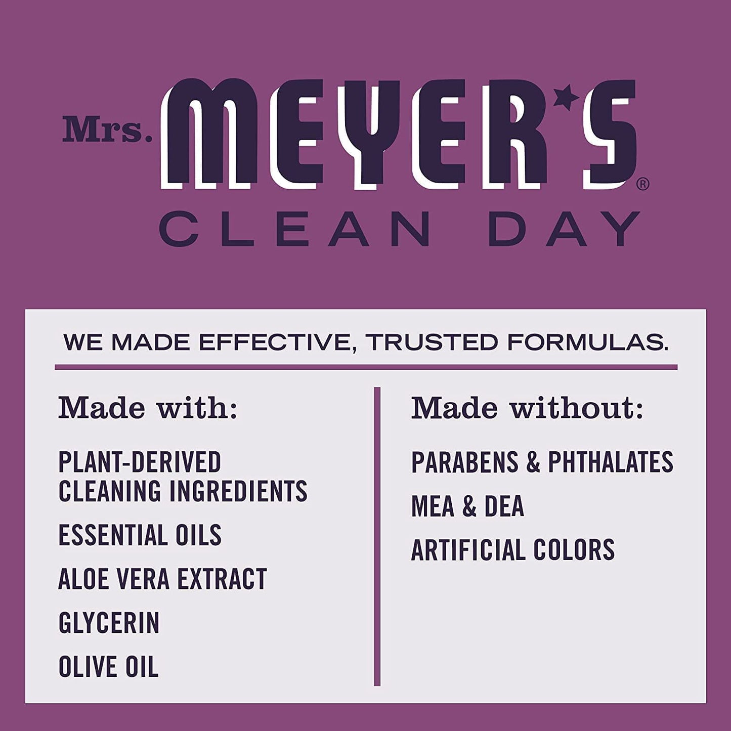 Mrs. Meyer's Liquid Hand Soap Variety, 1 Plum Berry Refill, 1 Plum Berry Hand Soap, 2 CT
