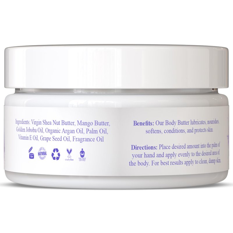 MOBETTER FRAGRANCE OILS Powder Intense 8 Oz Body Butter for Unisex