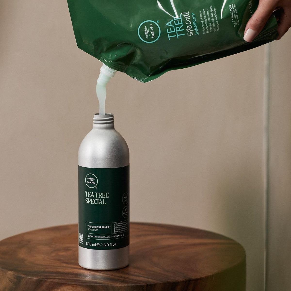 Tea Tree Special Conditioner Aluminum Bottle, Detangles, Smooths + Softens, For All Hair Types, 16.9 oz