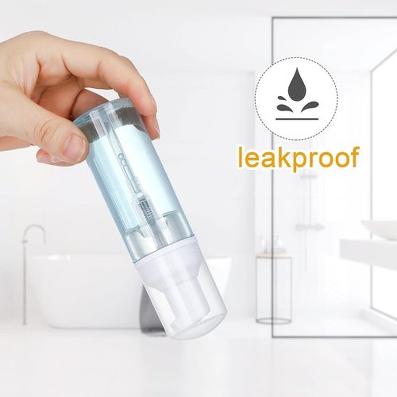35 pcs 2oz Foam Soap Dispensers Mini Cleaning Plastic Refillable Travel Bottles with Pump for Hand Sanitizer Lash Shampoo Castile Liquid