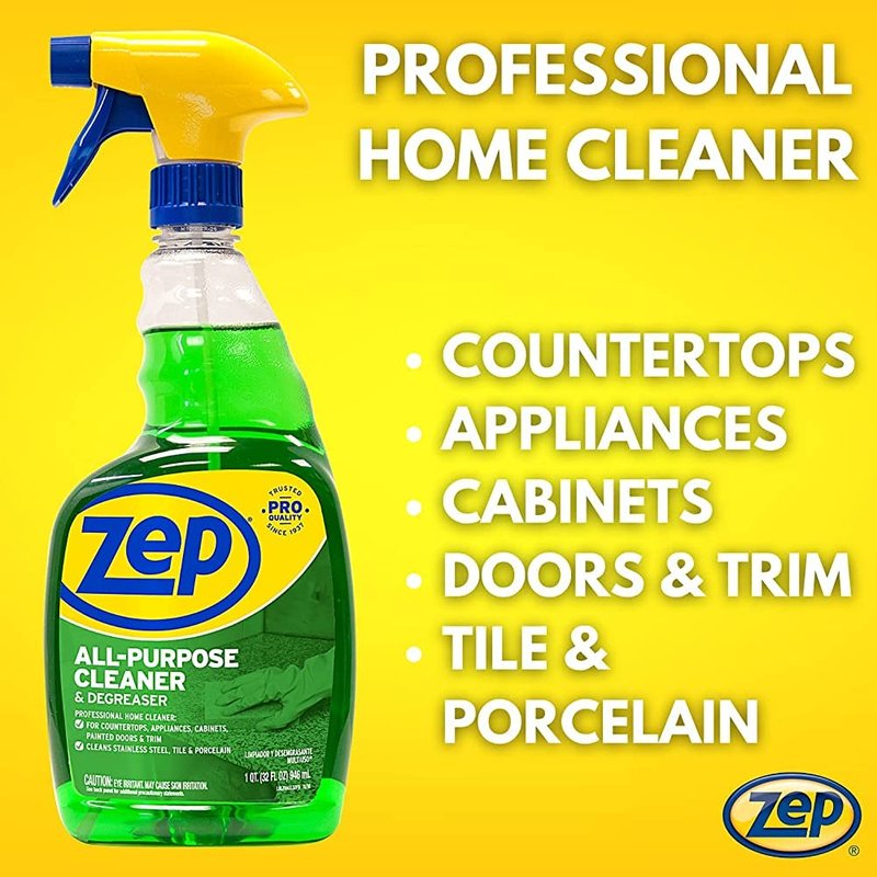 Zep All-Purpose Cleaner 32 oz (Case of 4) Cleans Almost Any Surface