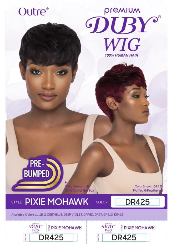 Outre Human Hair Wig Duby Wig Pixie Mohawk (1)
