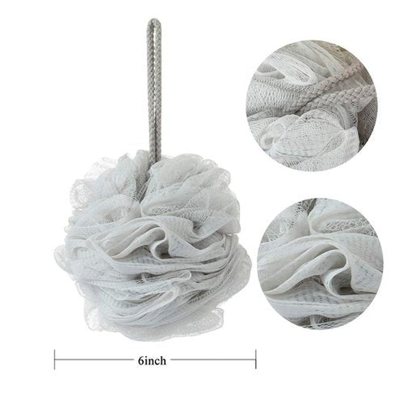 KAKOOI Bath Sponges, Shower Loofah for Body Exfoliation(1 pcs, Gray)