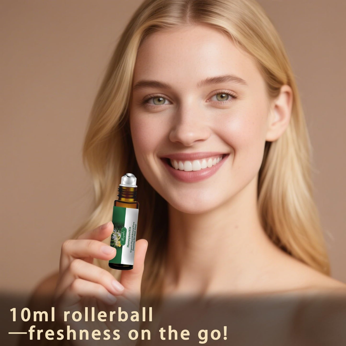 MLYNKL Honeysuckle Essential Oil,for Diffuser,4oz+Roll-On 0.33oz